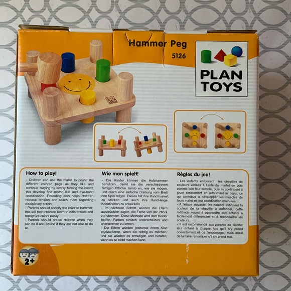 Plan Toys Hammer Peg 5126 - Picture 2 of 2
